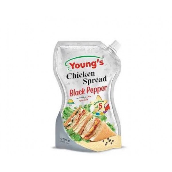 YOUNG`S CHICKEN SPREAD BLACK PEPPER 500ML